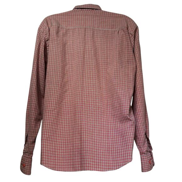 Vintage croquet plaid cowboy boot embroidered button up long sleeve shirt Size L - Picture 2 of 5